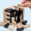 3D Cube Puzzle Luban – Interlocking Creative Educational Wooden Toy