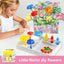 Color Flowers DIY Decoration Building Blocks Set