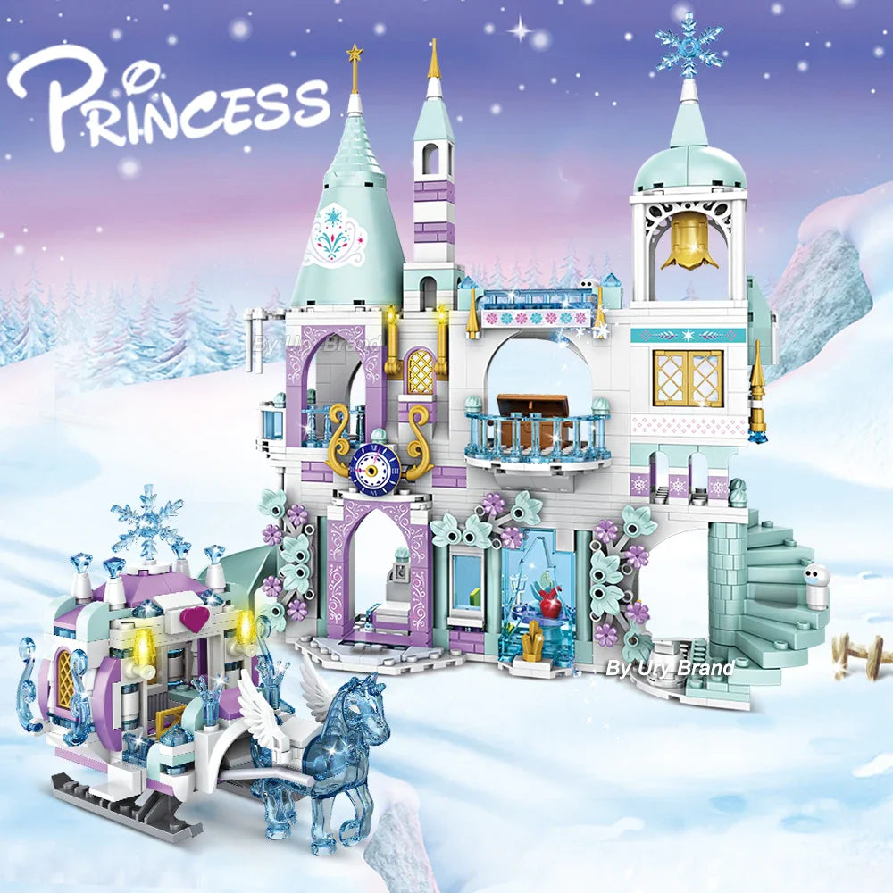 Princess Luxury Ice Castle Building Blocks Set