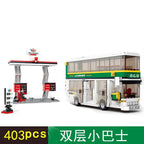 Bus City UK Building Blocks Set