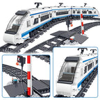 Electric Rail Remote Control Building Blocks Train Track Set
