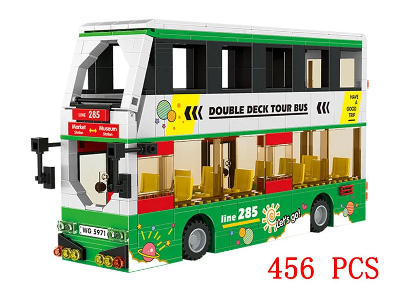 Bus City UK Building Blocks Set