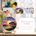 CHENISTORY Wool Felting Painting Kit