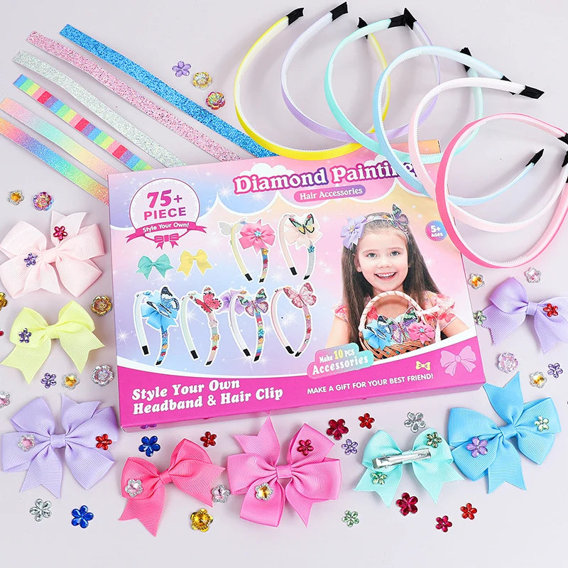 Hair Accessories DIY Headband Making Kit for Girls
