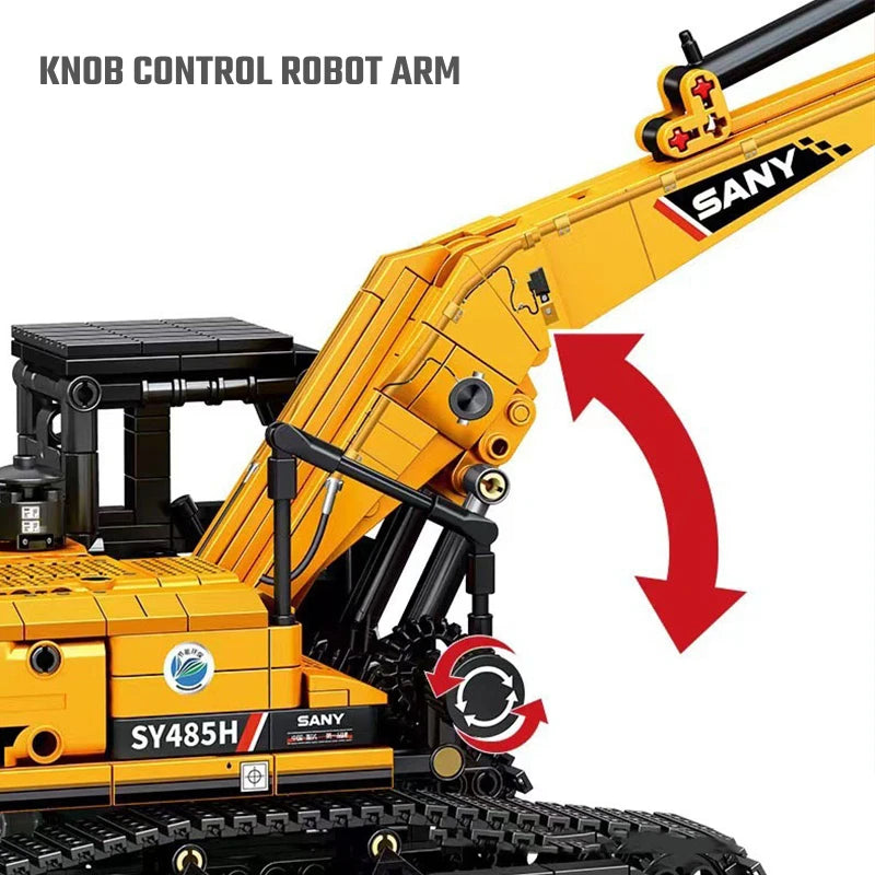 SEMBO BLOCK 1022-Piece Excavator Model