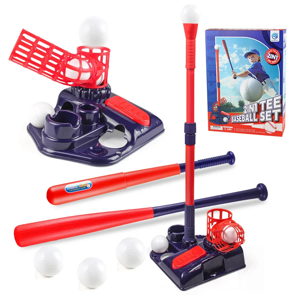 3-in-1 TEE Baseball Set – Outdoor Sports & Baseball Training Toy