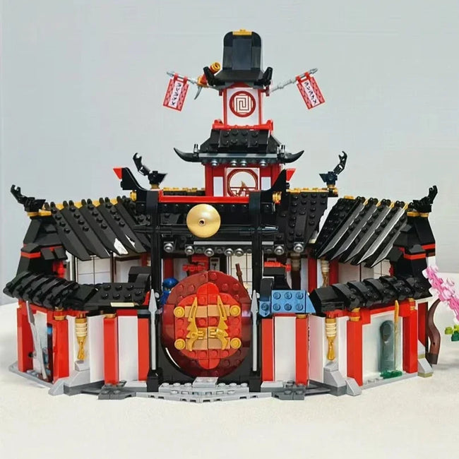 Red House Monastery of Spinjitzu Building Blocks Set Hover Image