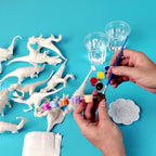 Unpainted DIY Dinosaur Painting Kit
