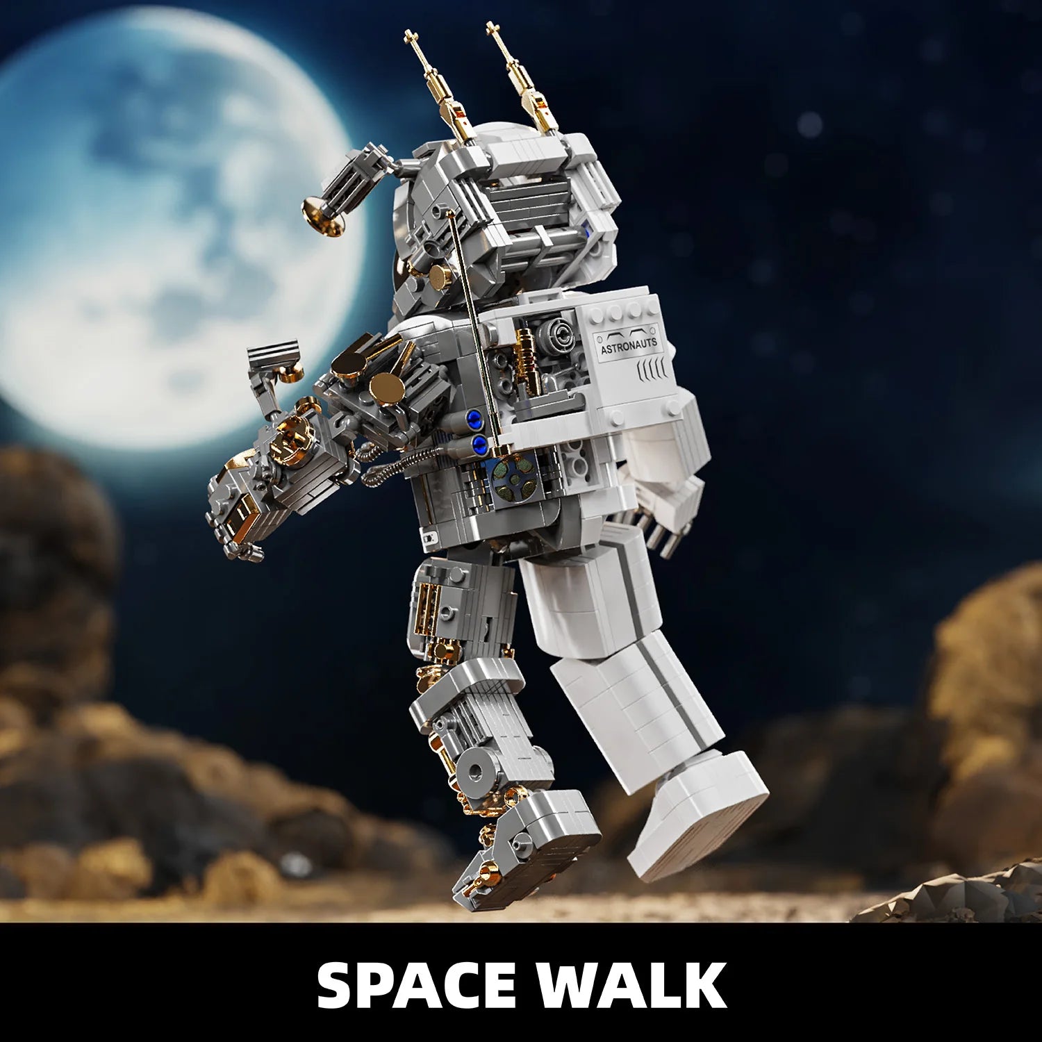 Astronaut Model Building Blocks