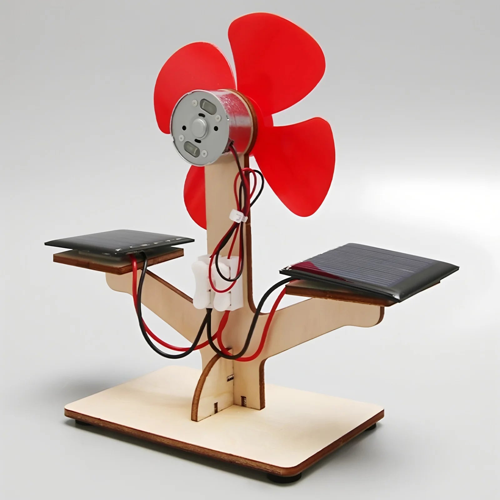 DIY Solar Fan Kit Science & 3D Wooden Puzzle