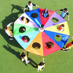 Multi-Person Interaction Rainbow Umbrella Parachute Game