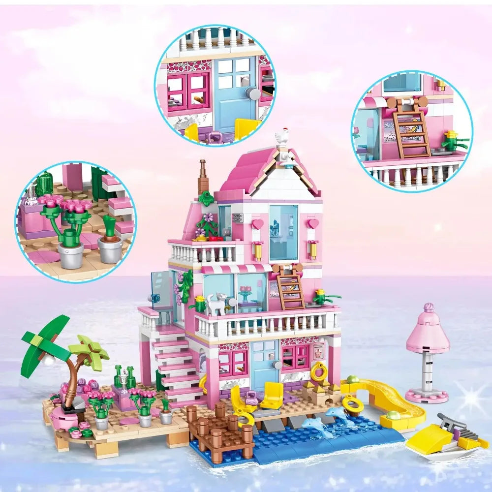 City Tree House Building Blocks Set