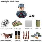 Military Building Block Character – World War II Soldier Mini Doll