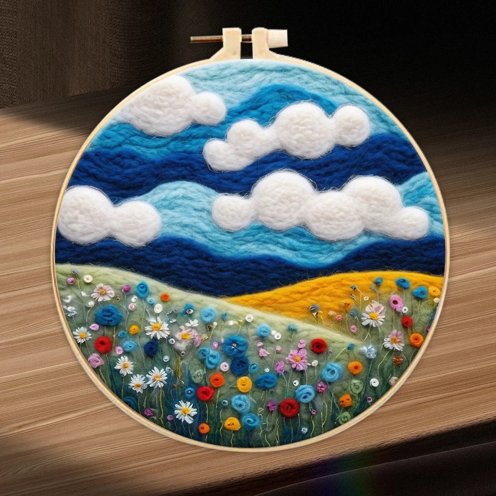 CHENISTORY Wool Felting Painting Kit