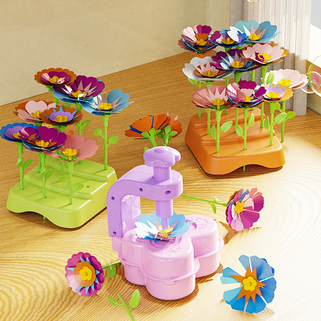 DIY Fabric Flower Bouquets Toy