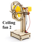 DIY Microscope Excavator Fan Robot Model Kit