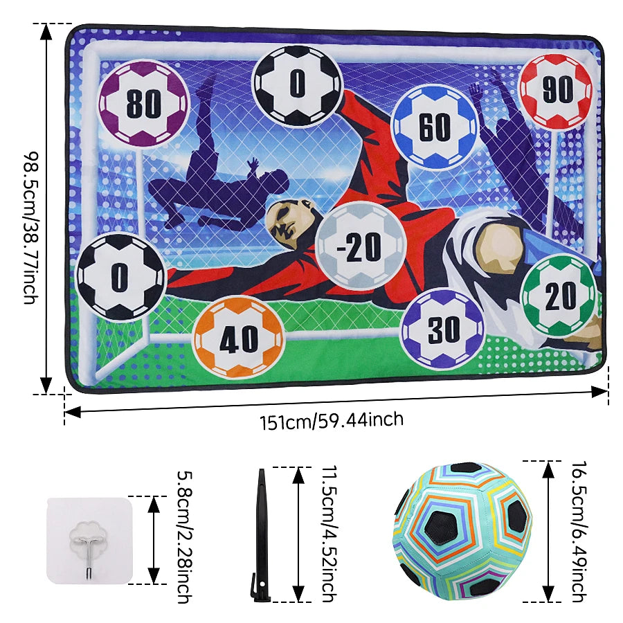Soccer Game Mat Set – Indoor & Outdoor Multiplayer Football Training Toy