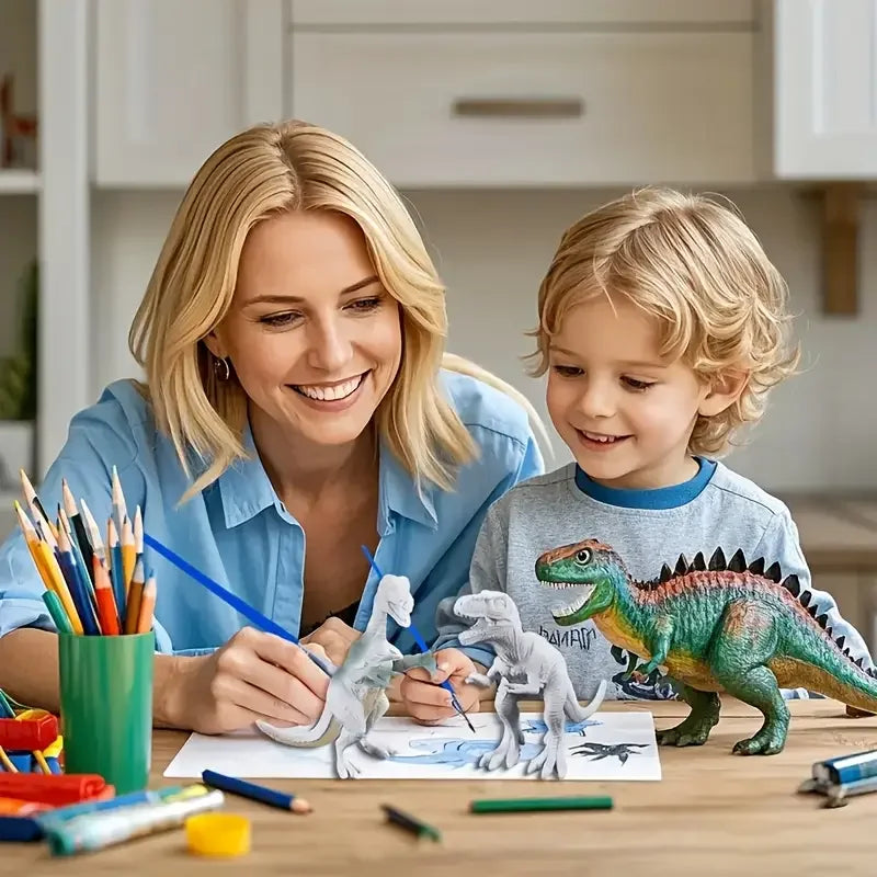 Unpainted DIY Dinosaur Painting Kit