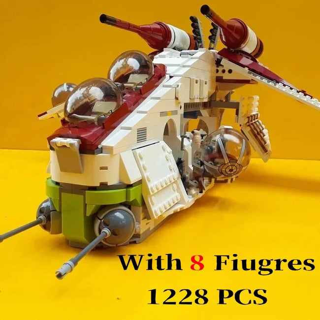 Dropship Gunship Building Blocks Set (1228 PCS) Main Image