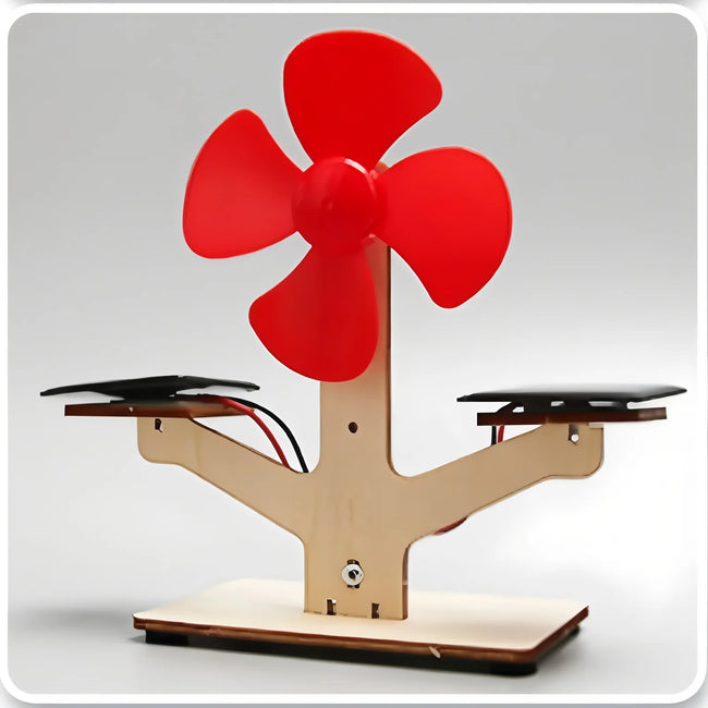 DIY Solar Fan Kit Science & 3D Wooden Puzzle Main Image
