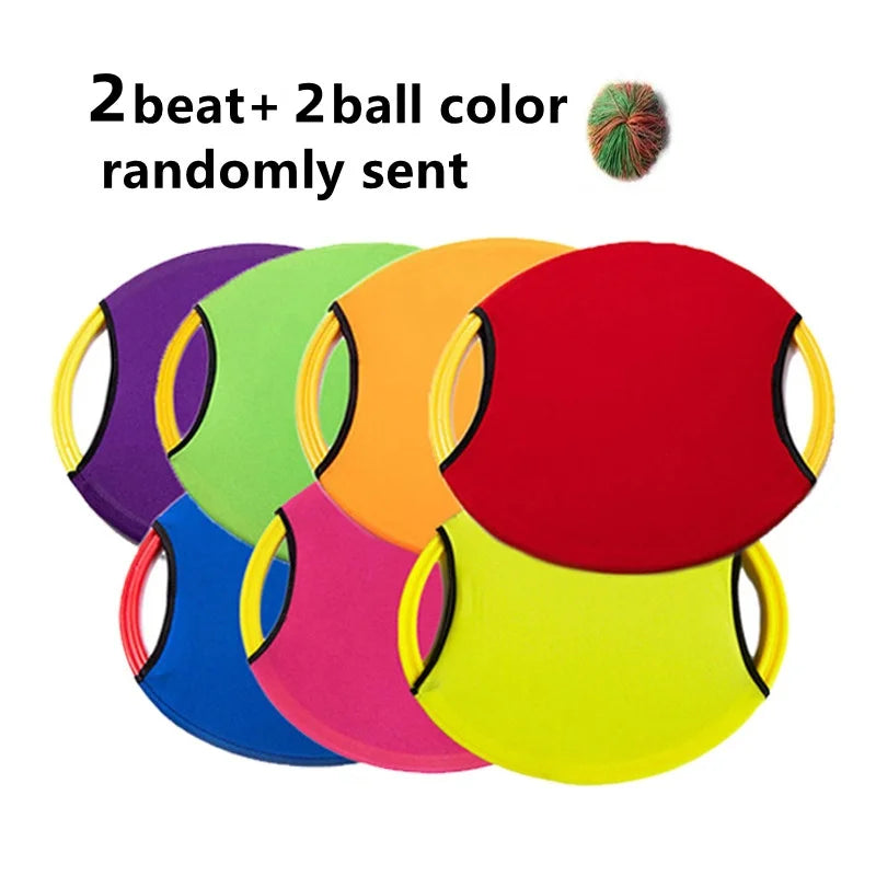 Outdoor Interactive Elastic Disc Paddle Ball Game