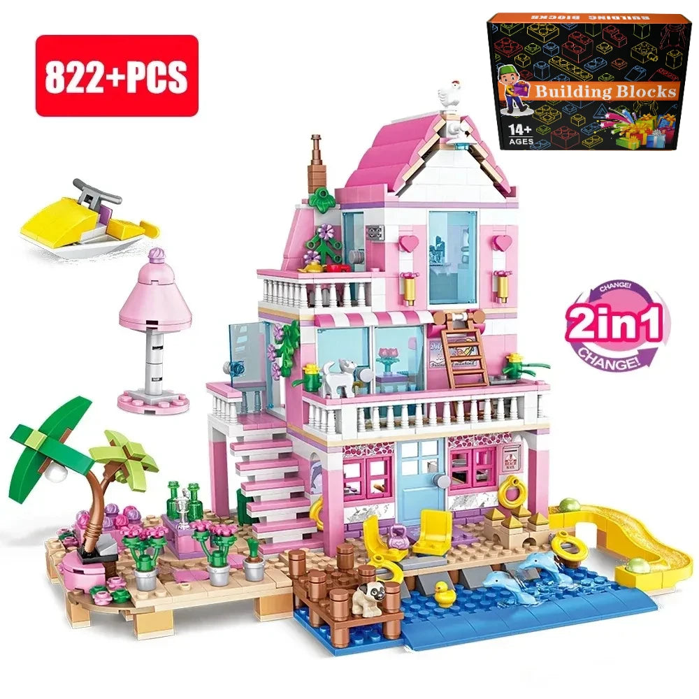 City Tree House Building Blocks Set