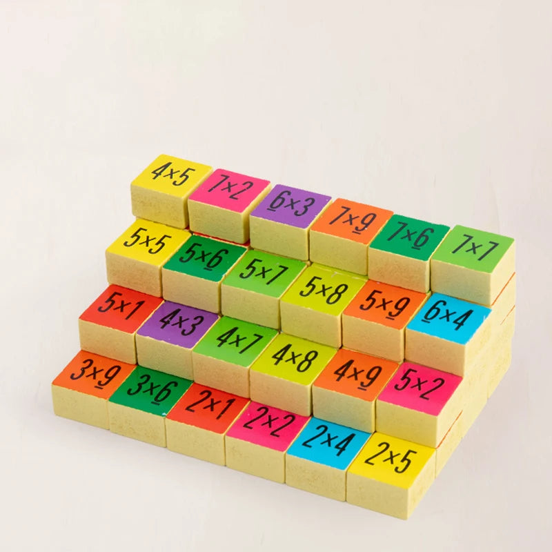 Wooden Multiplication Table & Number Game Board Set