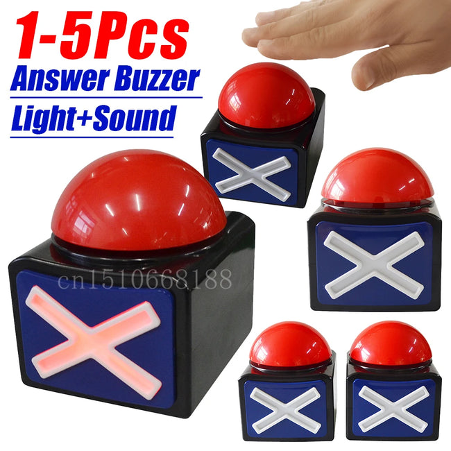 5-1Pcs Educational Answer Buzzer Interactive Game Set Hover Image