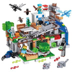 Small Village Jungle Treehouse & Cave Building Blocks Set