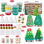 Christmas Trees Crafts Air-Dry Clay Kit