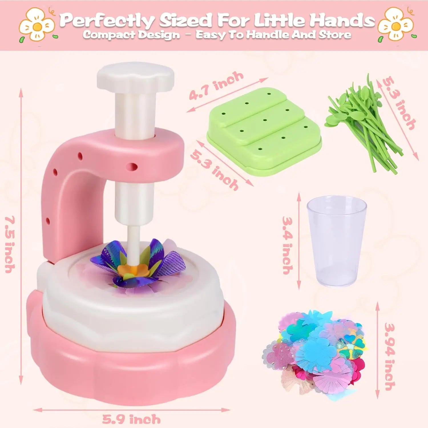 Fabric Flower Bouquets DIY Craft Kit