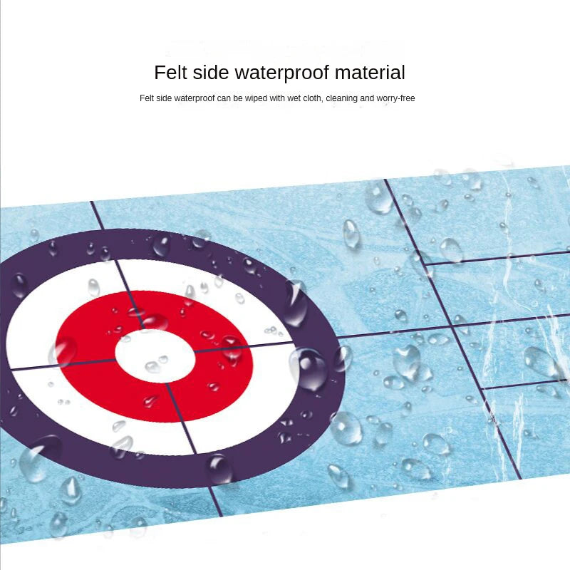 Interactive Bowling & Curling Mat Game – Fun Football-Inspired Family Toy