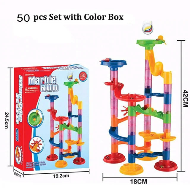 Marble Run Building Blocks Set