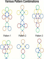 10pcs Durable PP Plastic Agility Training Set