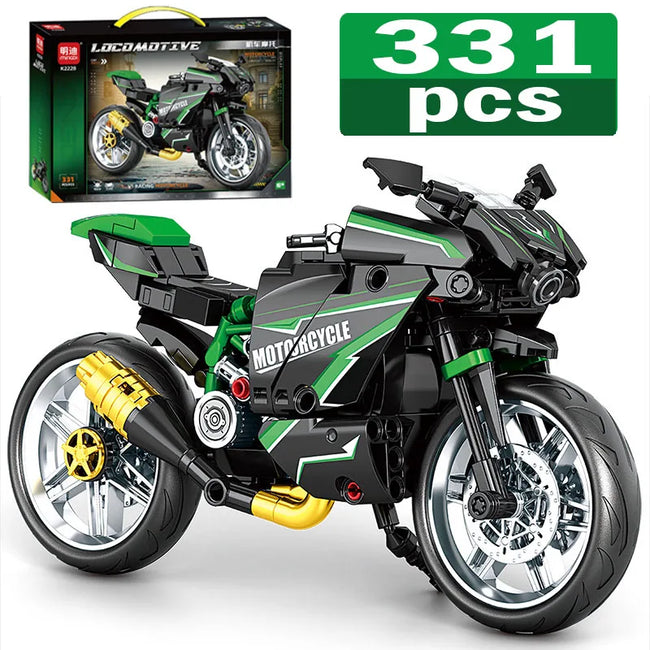 Racing MotorBike Building Blocks Hover Image