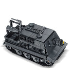 Tank Assault Mortar Model Building Blocks Set