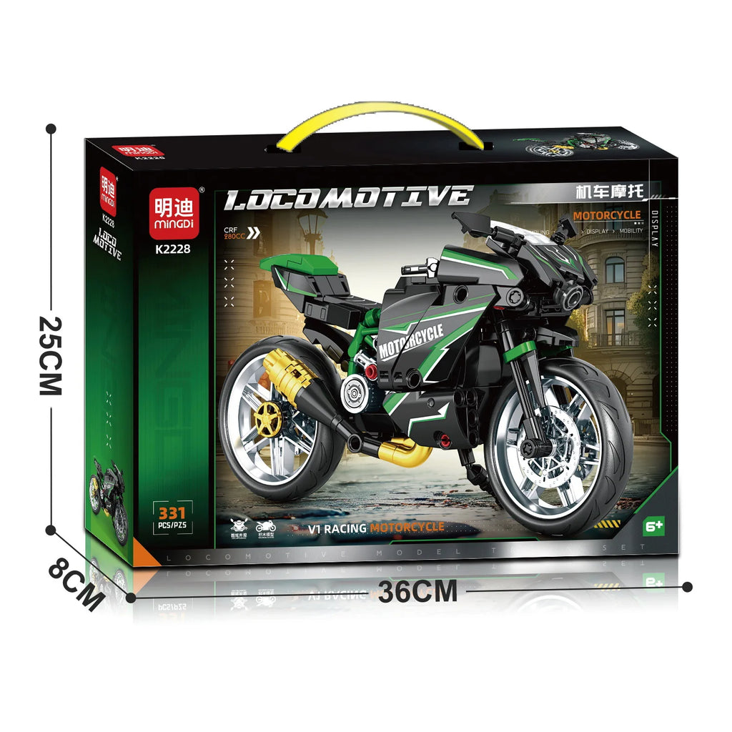 Racing MotorBike Building Blocks