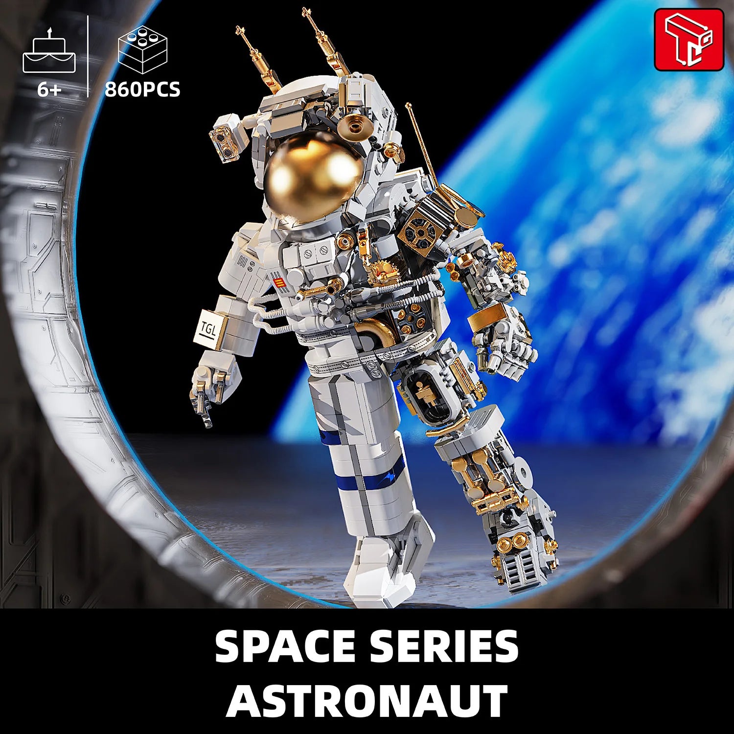 Astronaut Model Building Blocks