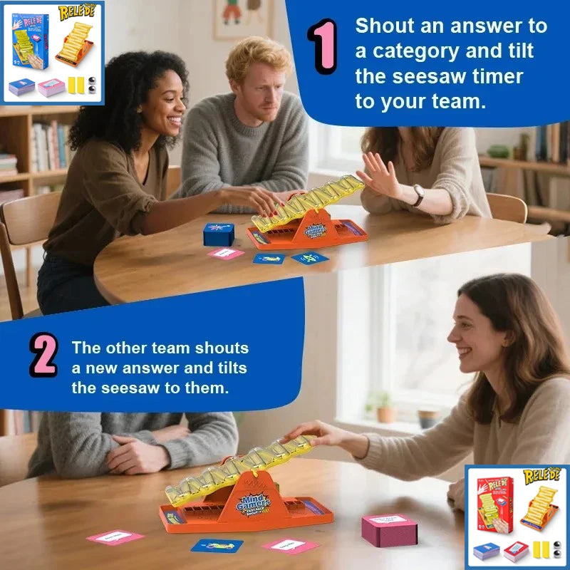 Tilt 'n Shout Swinging Stilt Multiplayer Battle Game