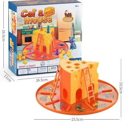 Cat and Mouse Cheeze Board Game