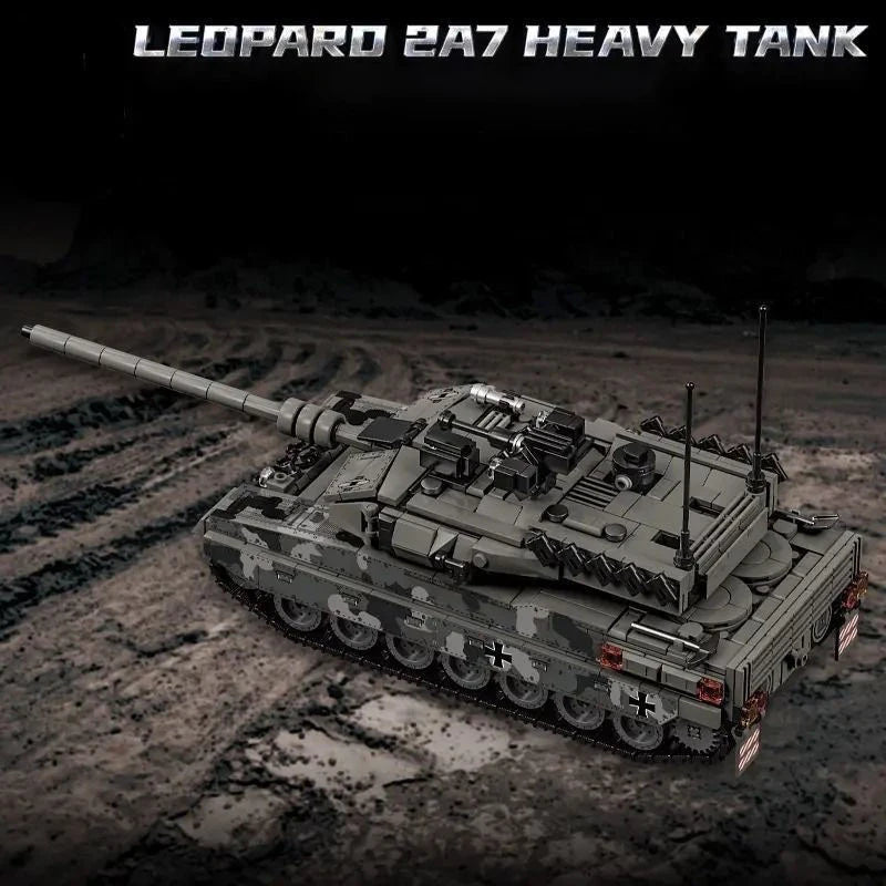 Leopard 2A7 Heavy Tank Building Blocks Set