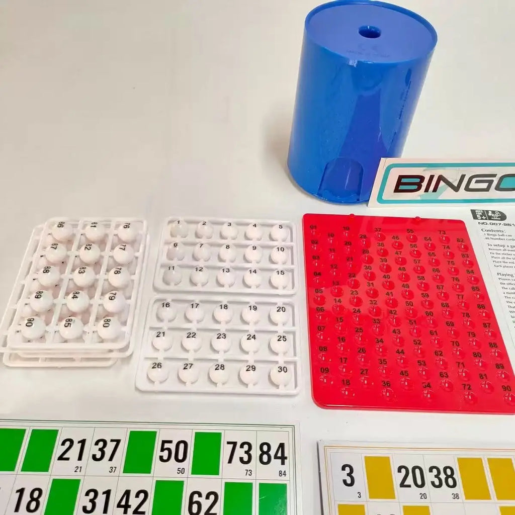 Match Number Color Line Bingo Board Game