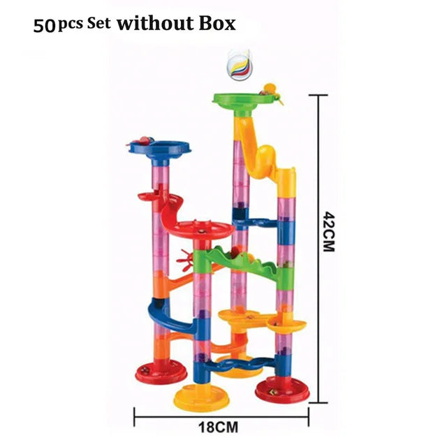 Marble Run Building Blocks Set