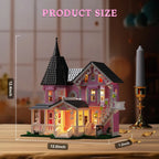Coraline-Inspired Pink Palace Building Block Set