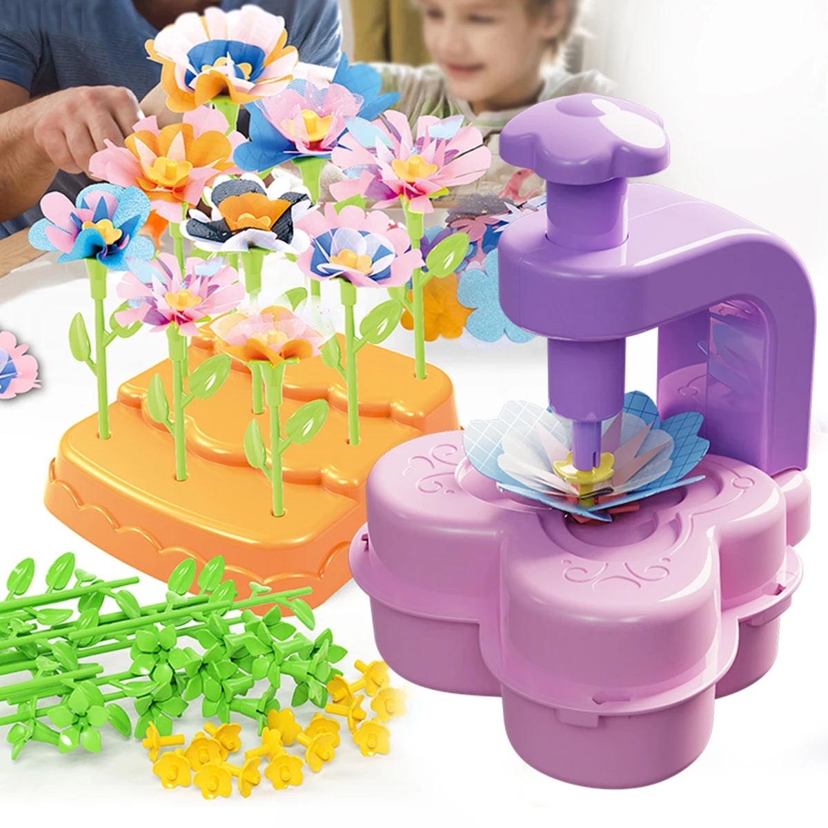 DIY Fabric Flower Bouquets Toy