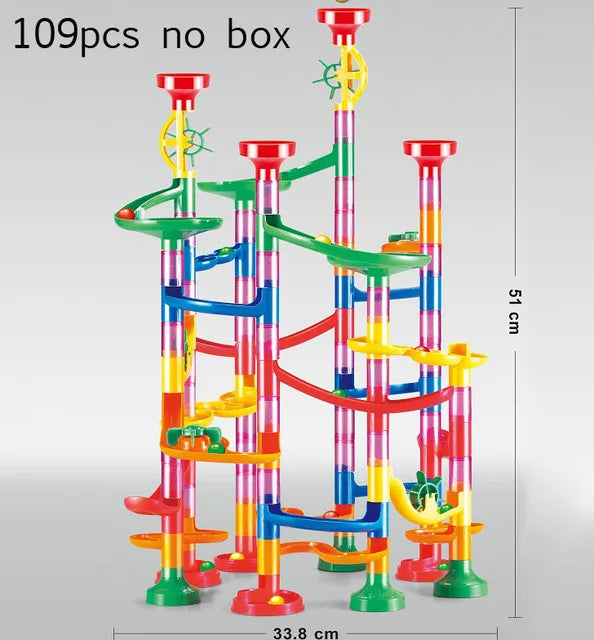 Marble Run Building Blocks Set