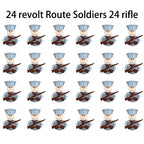 Military Building Block Character – World War II Soldier Mini Doll