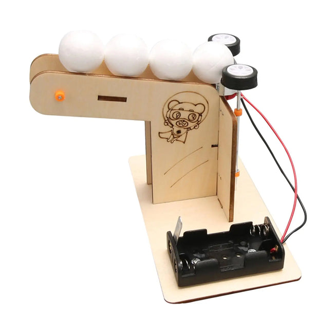 Electric Ball Pitching Machine DIY STEM Kit Hover Image