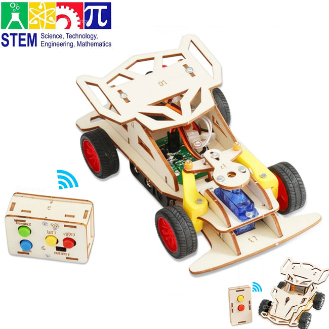 DIY Wooden Remote Control Car Hover Image