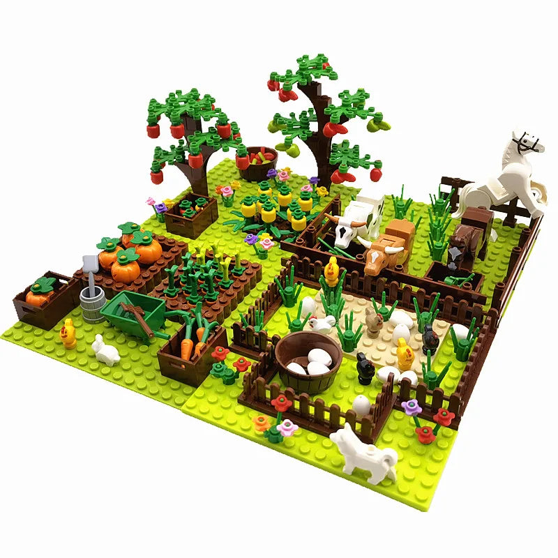 Farm Building Blocks Set
